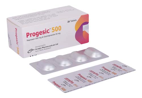 Picture of Progesic 500 Tablet